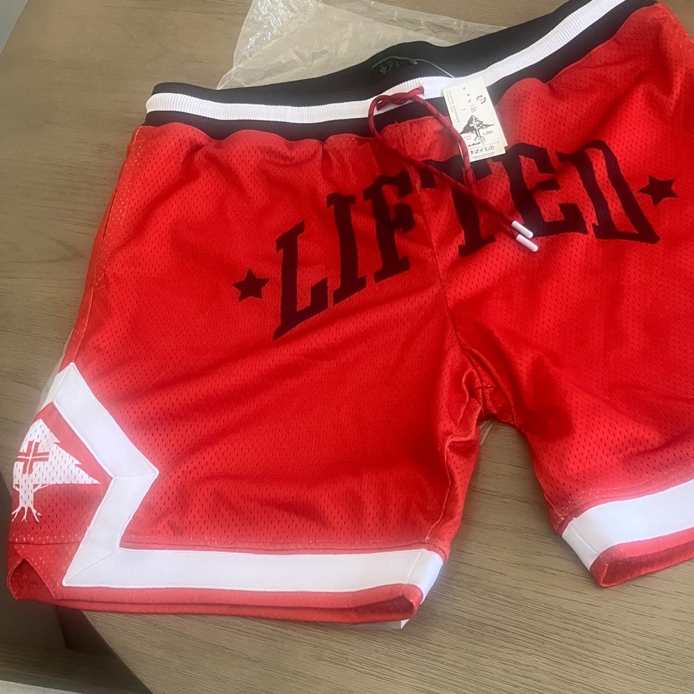 Lifted Research Group basketball shorts